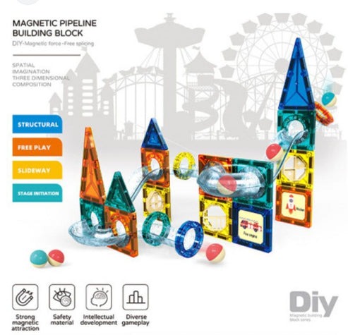 Magnetic Building Blocks (168pcs)