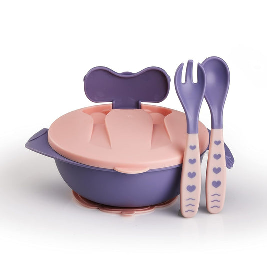 Dr Gym Baby Bowl BPA FREE With Spoon And Fork