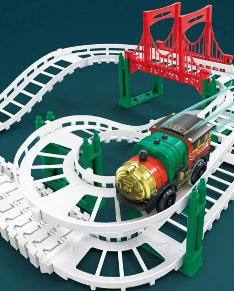 Christmas Electric Train Track Set