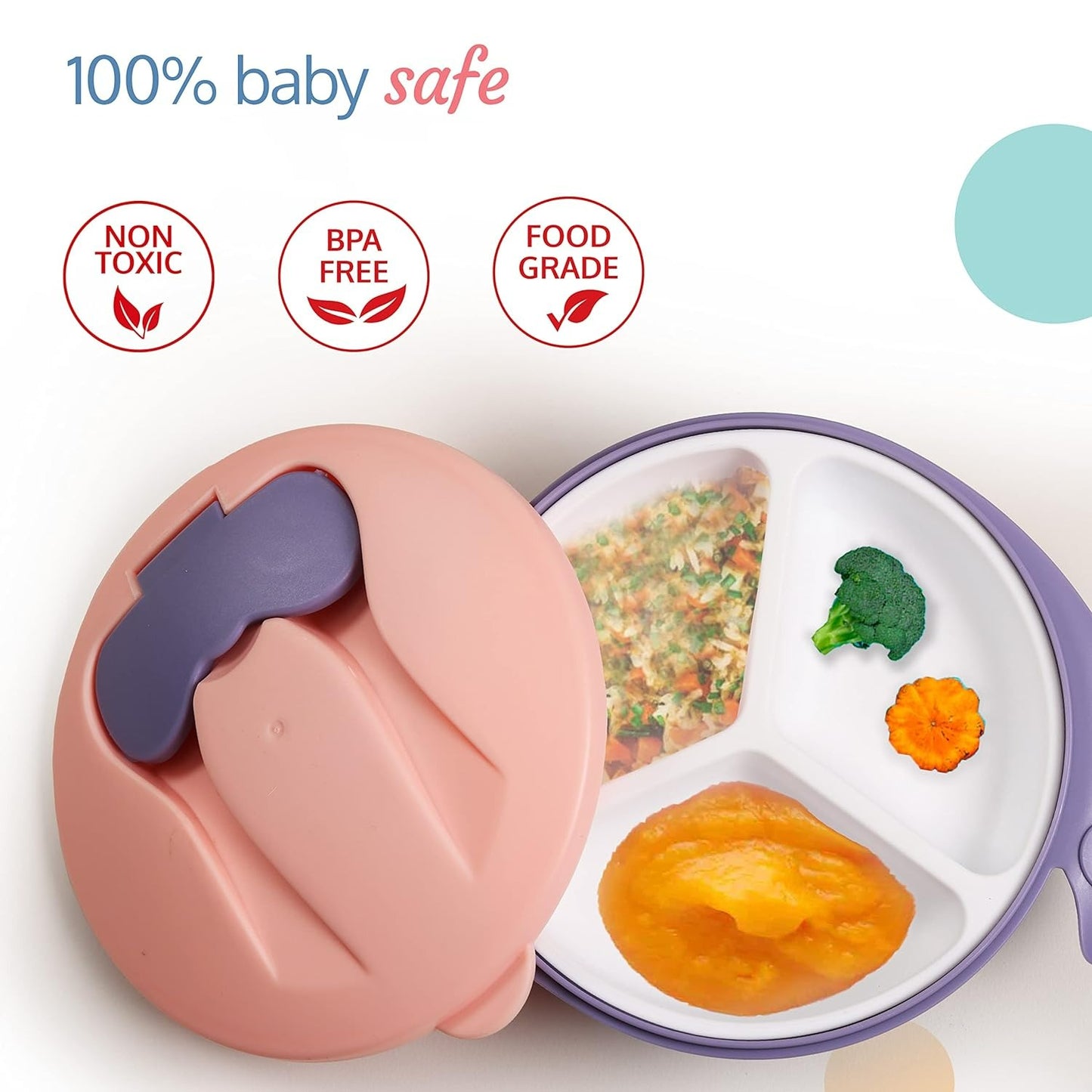 Dr Gym Baby Bowl BPA FREE With Spoon And Fork