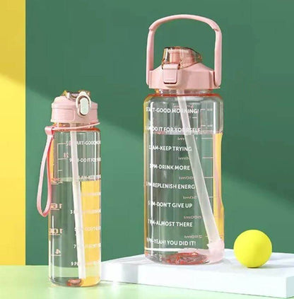 Combo: Clear Motivational Bottle (2 pcs) - DMC Wholesale