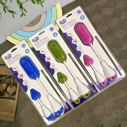 Soft Silicone Bottle Brush Set