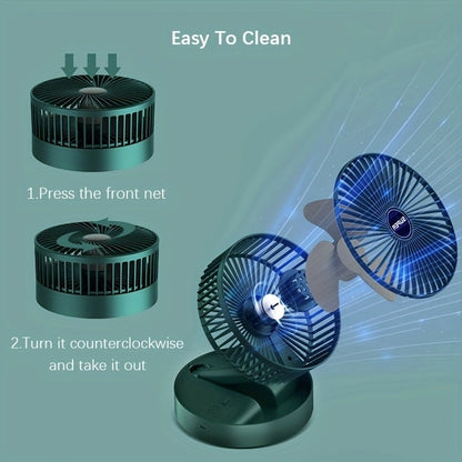 USB Rechargeable Desktop Fan