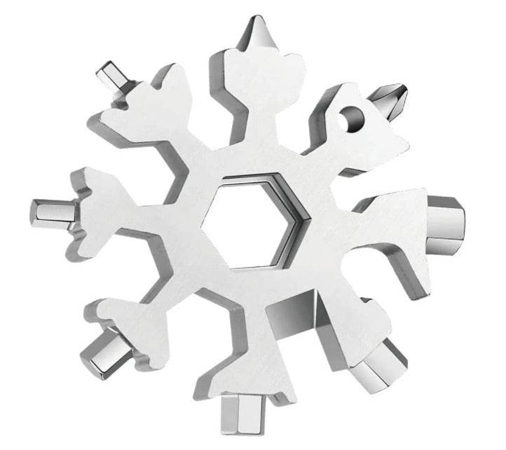 18in1 Snowflake Keychain Multi Tool