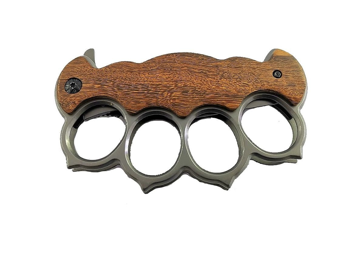 Folding Pocket Knife and Knuckle Duster