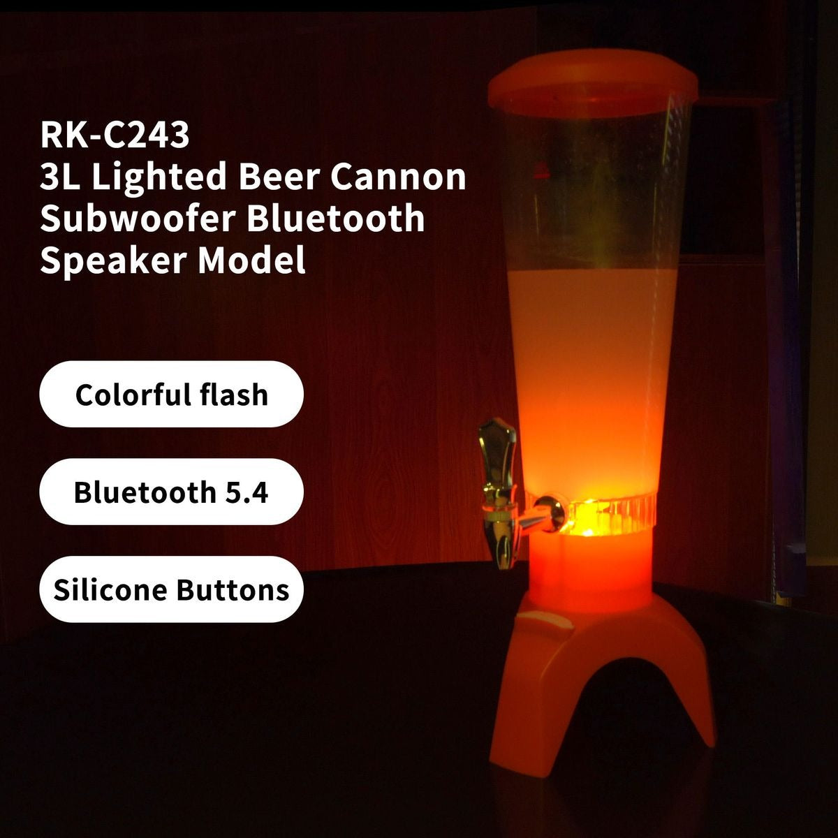 LED Beverage Dispenser With Speaker – DMC Wholesale