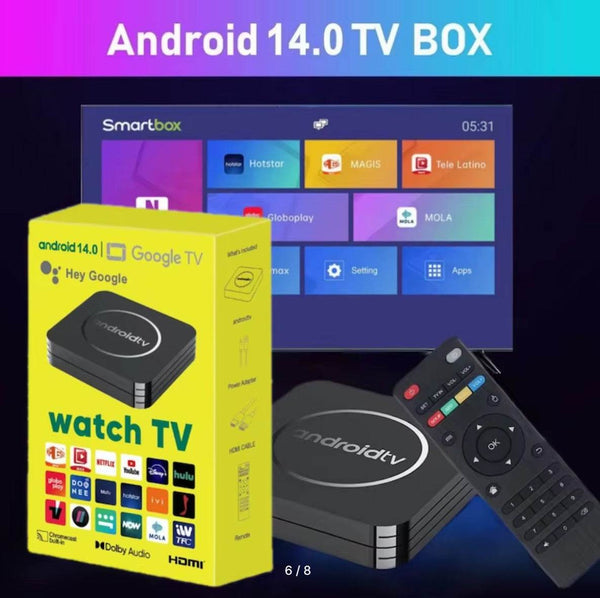 Google TV Android 14.0 Watch TV Box