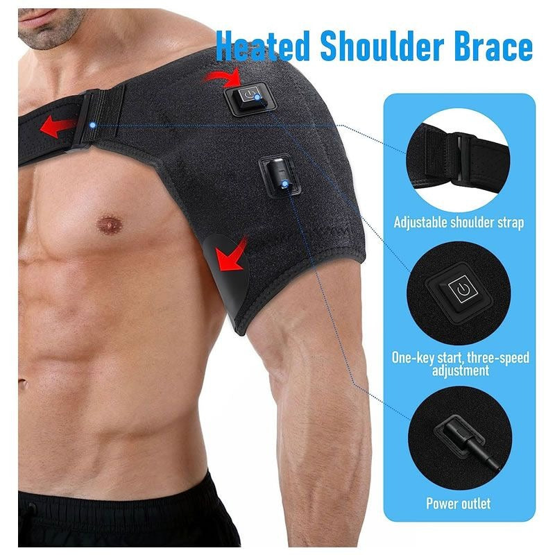 Heated Shoulder Brace Wrap