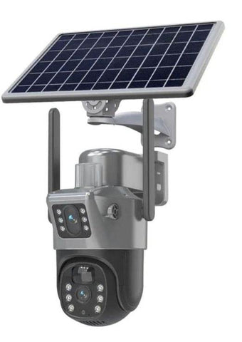 Dual Lens Solar Camera (4G) - Alt View