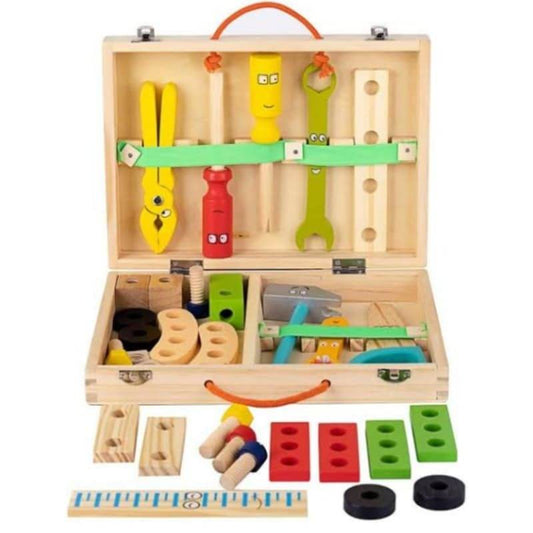 Kids Wooden Toolbox Kit - DMC Wholesale