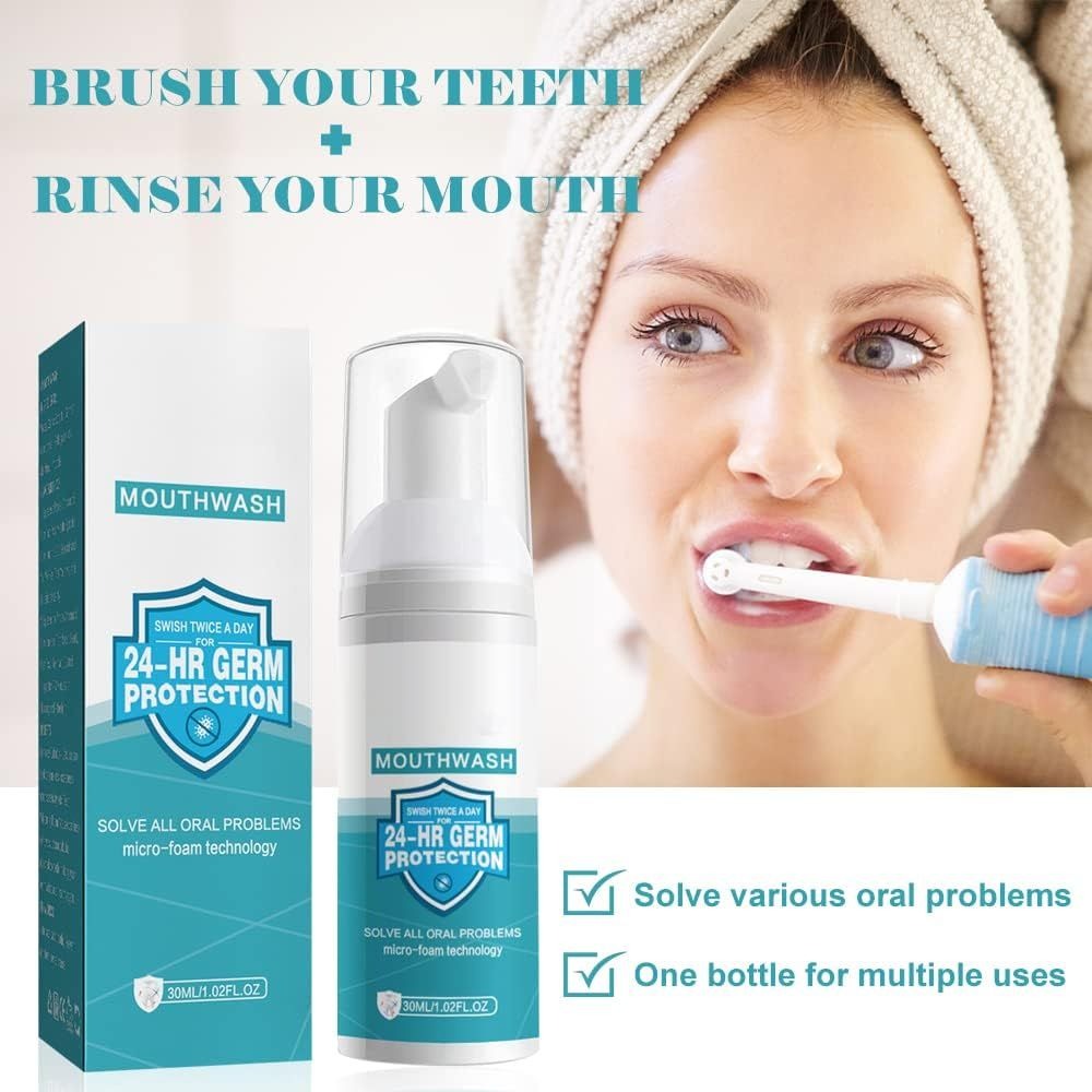 Teeth Whitening Mouthwash Foam