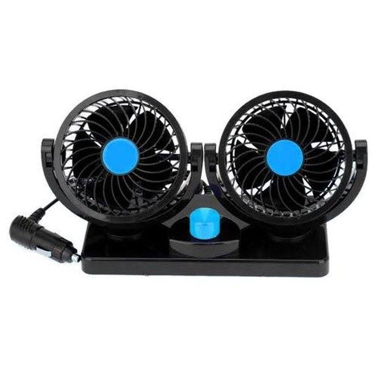 Mini 12V Double Headed Vehicle Fan