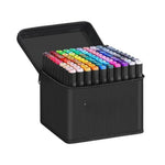 Coloured Dual Marker And Highlighter Pen Set (100 pcs)