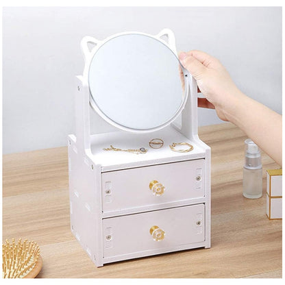 Mini Dressing Table Make-Up Cosmetic Organizer