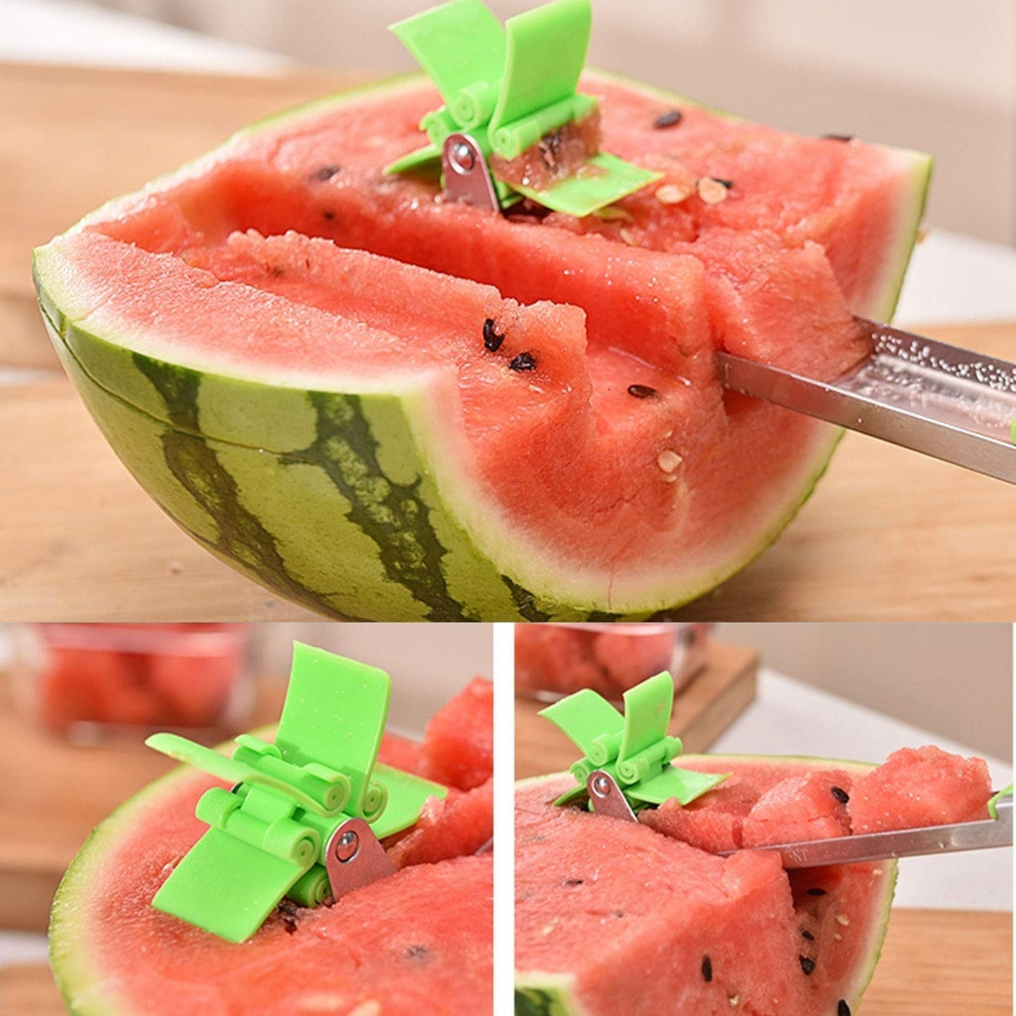 Stainless Steel Windmill Watermelon Slicer