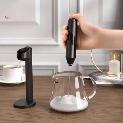 Powerful Milk Frother With Stand (Battery Operated)