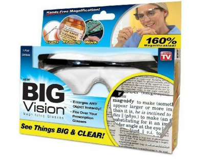 Big Vision Magnifying Glasses (160% Magnification)