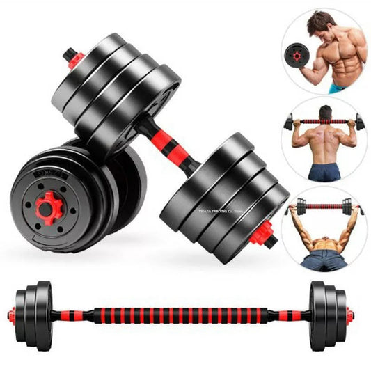 Home Gym Adjustable Dumbbell/Barbell Set (40kg)