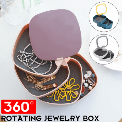 Jewellery Box with Mirror (4 Tier) - DMC Wholesale