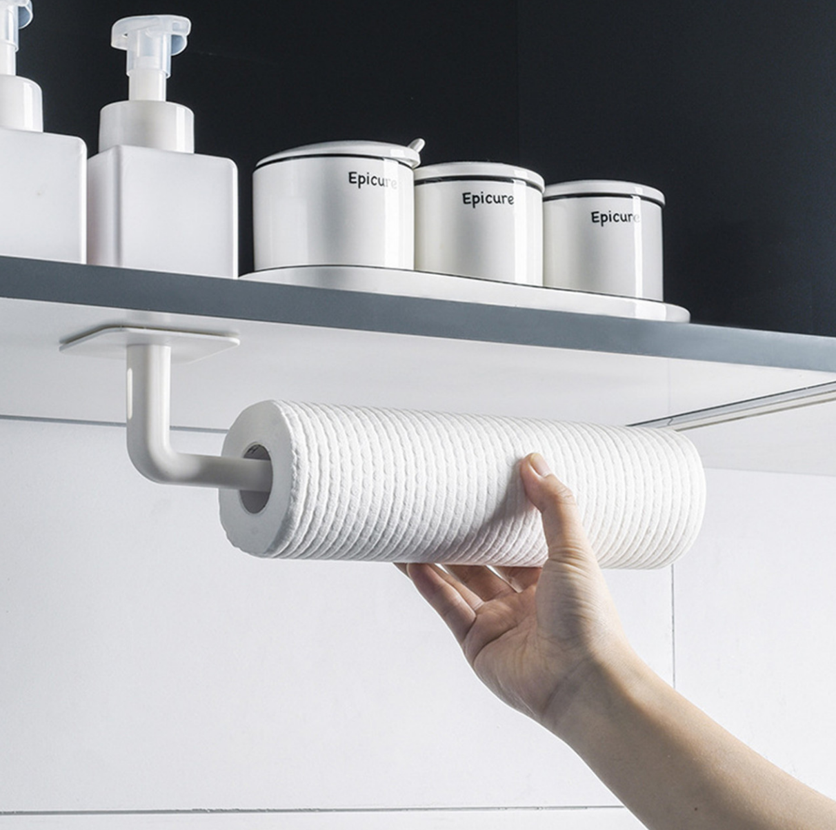 Multifunctional Paper Towel Hook (28cm)