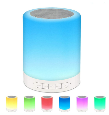 Smart Multicolour Portable Speaker And Touch Lamp