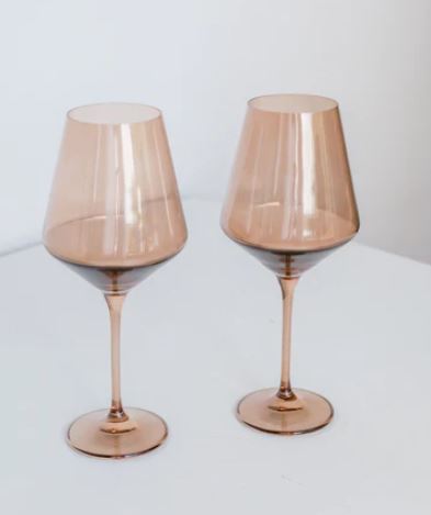 Larger Wine Glasses (Soft Gold)(6 pcs)