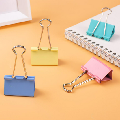 Colourful Binder Clips (25mm)(48 pcs)