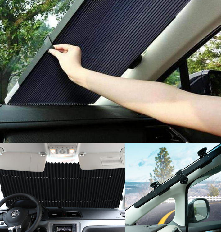Retractable Car Sunshade