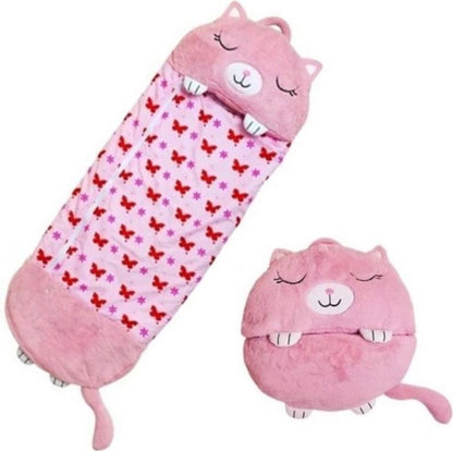 Ultra Soft Animal-Print Sleeping Bag For Children