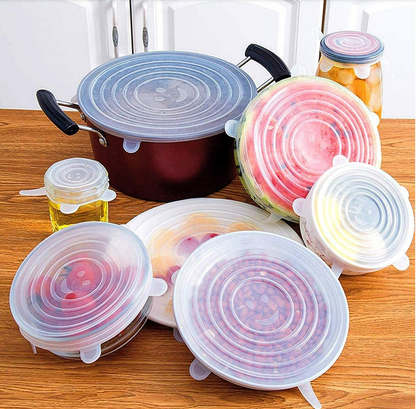 Reusable Stretch Silicone Lids (6 pcs)