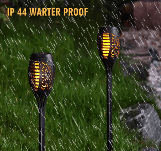Solar Garden Flame Torch Light (4 pcs) - DMC Wholesale