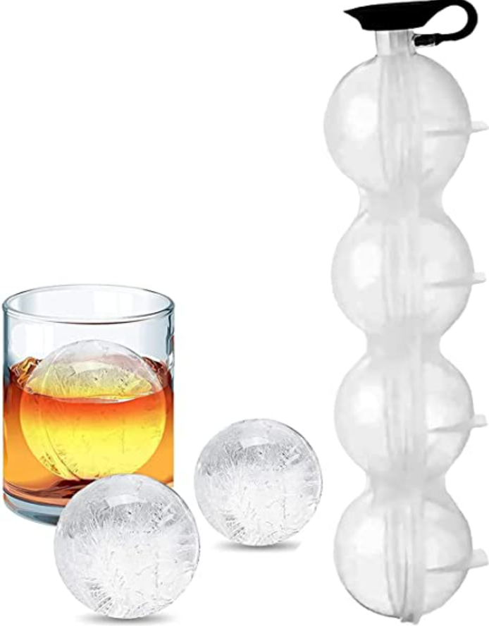 DIY 4 Holes Round Ice Ball Tray