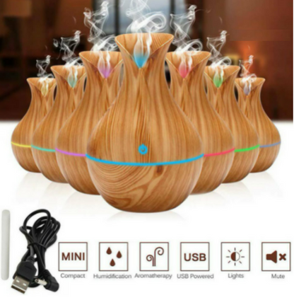 Mini Vase Ultrasonic Aroma Humidifier (150ml)