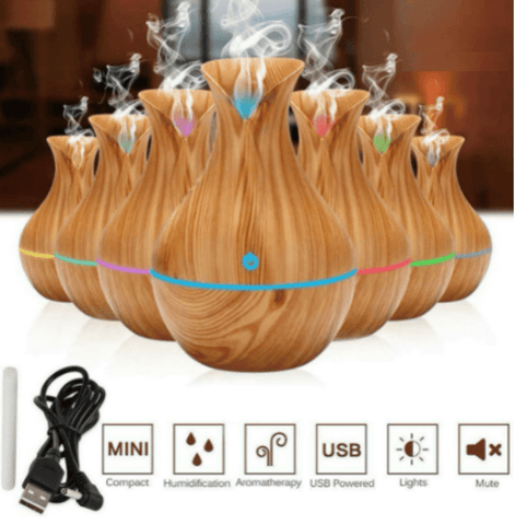 Mini Vase Ultrasonic Aroma Humidifier (150ml) - Alt View