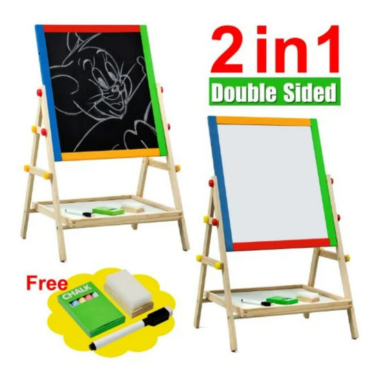 2in1 Kids Folding Drawing Board