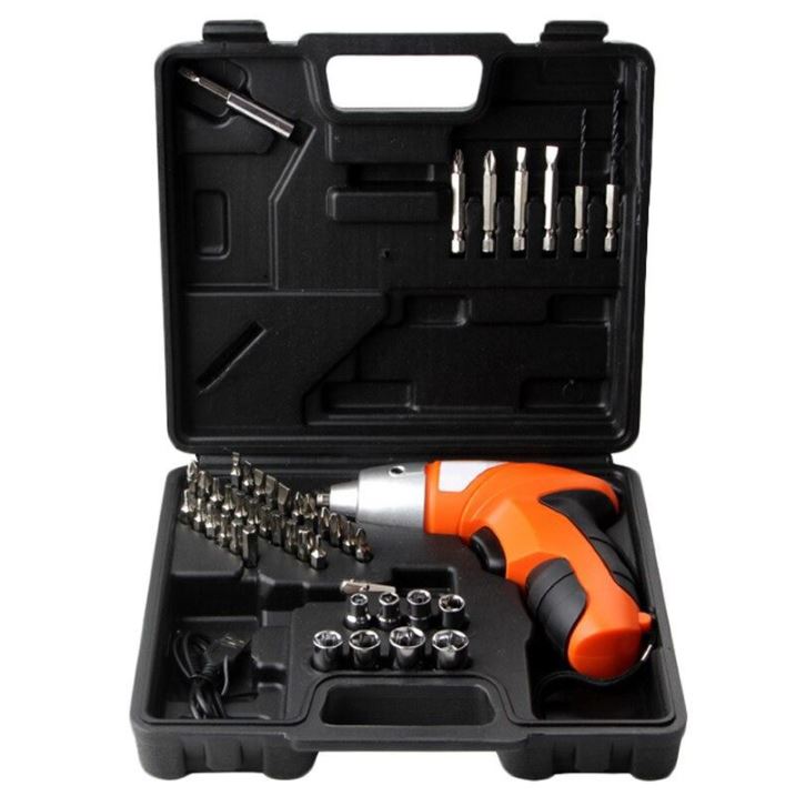 Rechargeable Electric Cordless Screwdriver Drill Set