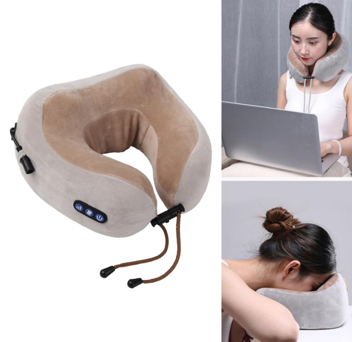 U-Shaped Massage Pillow