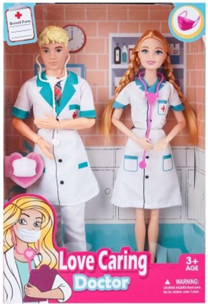 Ken And Barbie Dolls (Nurse)