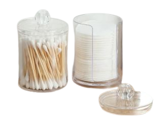 Cotton Swab And Cotton Pad Cosmetic Organiser