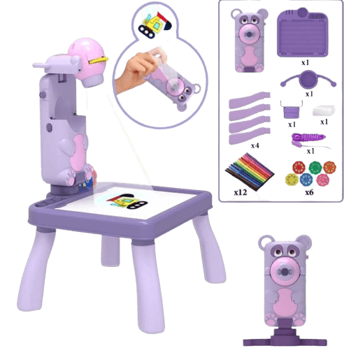 3in1 Projection Painting Table With Camera