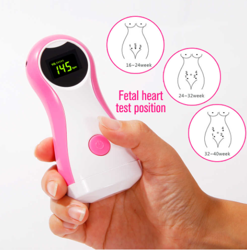 Fetal Doppler Monitor with LCD Display