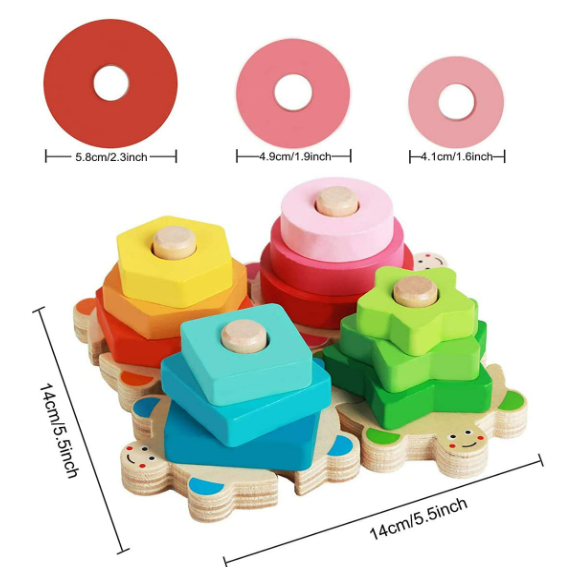 Turtle Shape Sorter Toy