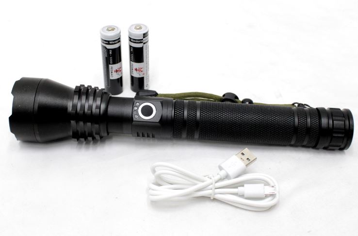 Chargeable Tactical Zoom Waterproof Torch