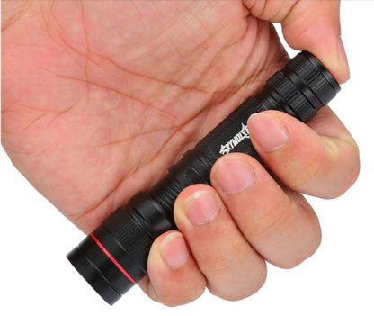 Outdoor LED Portable Rechargeable Aluminium Flashlight Gem Torch