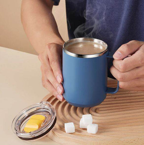 Stainless Steel Travel Coffee Mug (450ml) - Alt View