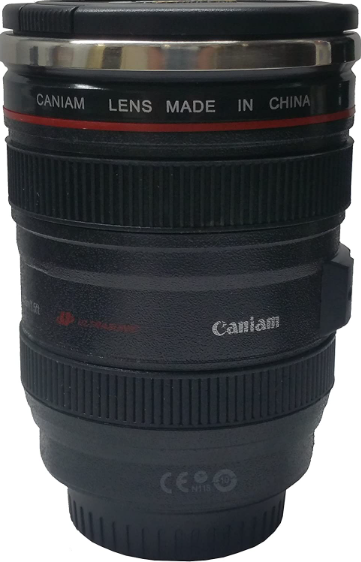 Camera Lense Coffee Thermos