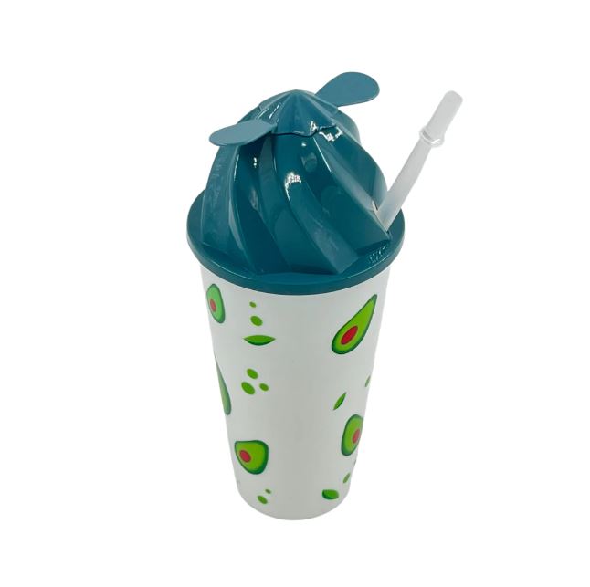 Ice Cream Water Cup With Lid (500ml)(12 pcs)