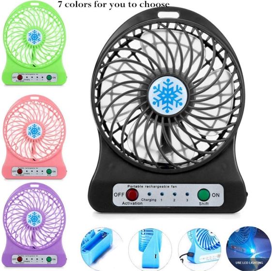 Mini Air Conditioner Table Fan