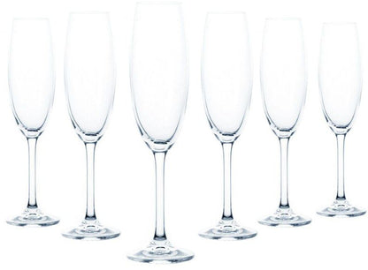 Champagne Glasses (Clear)(6 pcs)