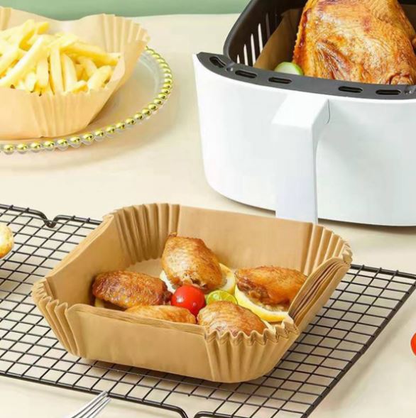 Square Disposable Air Fryer Parchments (100 pcs)